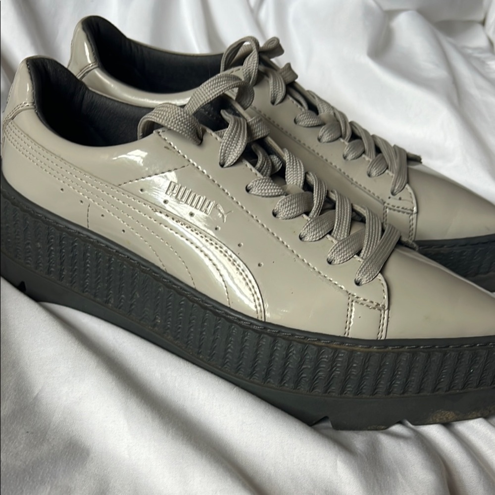 Puma Fenty Women's Gray Platform Sneakers